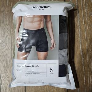 Men's Boxer Briefs 5 pack--Goodfellow & Co